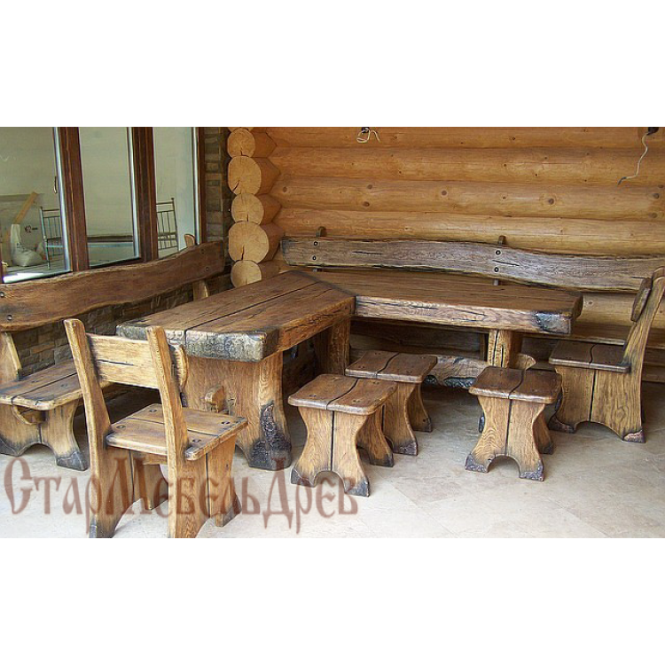 Стол под старину из натурального дерева | Купить стол для дома